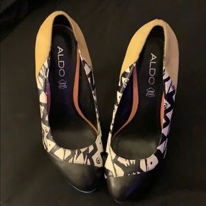 6" Aldo stilettos Multi color